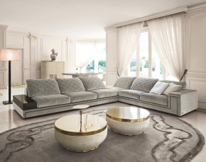 Modular corner sofa HELMUT ANGOLARE LONGHI W 570 02