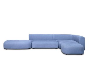 Sectional sofa leather CLARA BAXTER