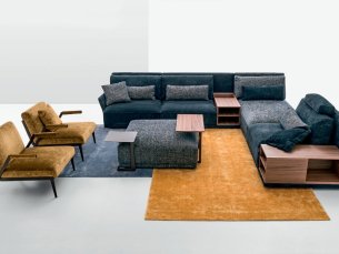 Modular corner sofa ISOLA NICOLINE SALOTTI 1202 + 1781 + 5203 + 1761