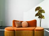 Modular Sofa Wave Orange 3-Piece Sectional #3 CHIARA PROVASI