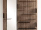 Open wall-mounted wooden bookcase BLABLA BONALDO