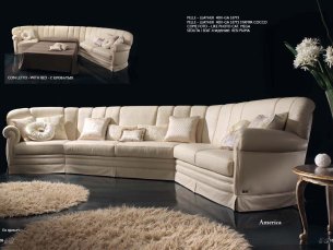 Sofa corner 405 leather AMERICA BEDDING