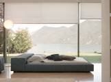 Double bed fabric with removable cover SQUARING BONALDO