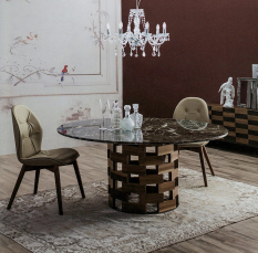 Round dining table COLOSSEO TONIN 8076FSM T