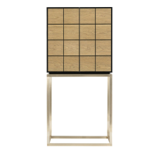 Bar cabinet Riesling Brushed greige oak ARMANI CASA