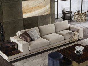 Sofa 3-seat COHEN LONGHI W 574 02