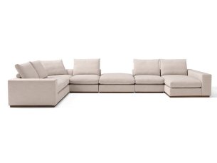 Sectional sofa fabric MURRAY 1 AMURA