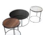 Round metal coffee table MONOLITH DITRE