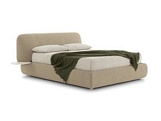 Bed storage with upholstered headboard MARTY BOLZAN LETTI