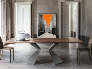 Rectangular wooden dining table PRORA BONALDO