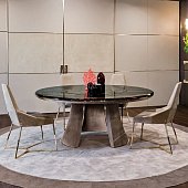 Round dining table DAMIEN LONGHI Serie T 180