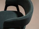 leather chair with armrests CORINNE BAXTER