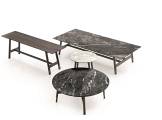 Rectangular coffee table marble AANY 4 DITRE