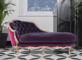 Chaise purple Louis XV SALDA