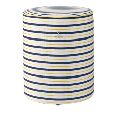 Pouf Honey with blue and yellow Stripes ALTAMODA