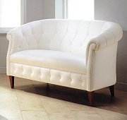 Small sofa leather ZAIRA PIERMARIA