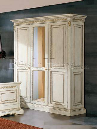 Montalcino wardrobe 3 doors with mirror white