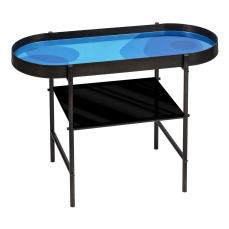 Serving Table Float blue BRONZETTO