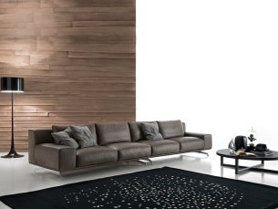 Modular corner sofa DALTON leather DITRE