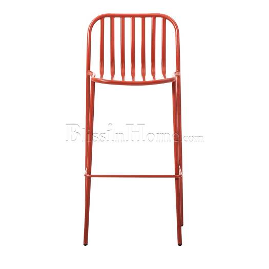 Bar stool 0194 Metis Line red TRABA