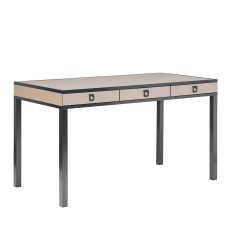 Desk Camilla Dove Grey leather ARMANI CASA