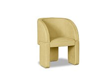 Easy chair nabuk with armrests LAZYBONES BAXTER