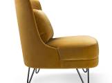 Lounge Chair Chris Saffron-yellow BODEMA