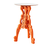 Bar Table round Master of Love Orange with Top SLIDE