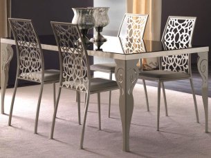 Dining table rectangular KALEIDO CORTE ZARI 208-RRS
