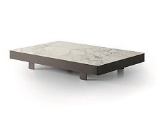 Low rectangular ceramic coffee table JAZZ BONALDO