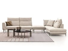 Sectional sofa fabric KIM HIGH DITRE
