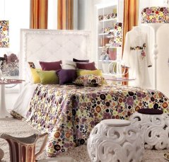 Single bed COCO ALTAMODA AH300/SI/LOSANGA