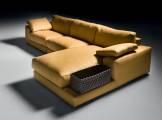 Modular corner sofa DANTE BLACK TIE DX-DAN1A + DAN30 + SX-DAN3F