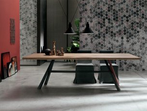 Dining table rectangular TUDOR TOMASELLA 19202