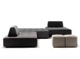 Modular corner sofa ISOLA MUSSI PF180 + PF180 + HA112 + H80