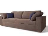Sofa sectional 4 seater linen MANTELLASSI ITALO