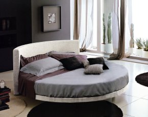 Round double bed OTELLO META DESIGN ART. 3186 RING