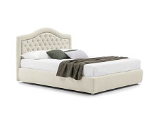 Double bed with tufted headboard CAPRI CAPITONNE BOLZAN LETTI