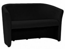 Black sofas
