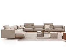 Corner sectional sofa fabric ARLOTT HIGH 1 DITRE