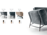 Sectional corner sofa TURRO NICOLINE SALOTTI 5202 + 1602 + 5001