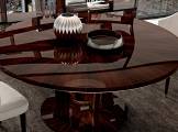 Round dining table BRAD ANTONELLI ATELIER 0571/S