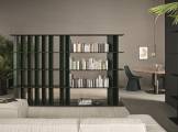 Open freestanding wooden bookcase DOGMA BONALDO