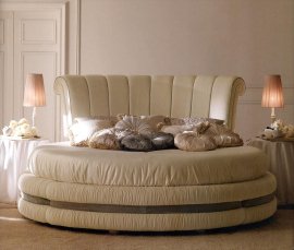 Round double bed Luxury METEORA 5200