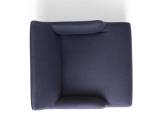 Armchair fabric with armrests FRIDA AMURA