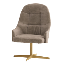 Office Chair swivel beige BARNINI OSEO RICHMOND