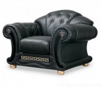 Black armchairs