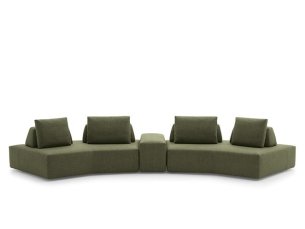 Sectional curved sofa PLATFORM FELIS