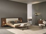 Double bed with integrated nightstands NELSON L BONALDO