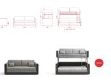 Sofa-bed DIENNE COUPE